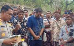 Kapolres Kupang selesaikan polemik pembangunan bendungan Manikin